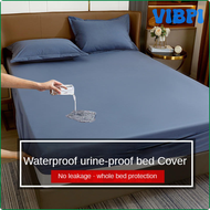 VIBPI Waterproof Mattress Cover Grippers Bed Protector Pad Mattress Cover Elastic Deep Pocket Dustproof Mattress Fitted Sheet Style QIVPB
