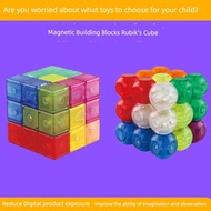 magnetic rubik cube rubik cube rubik cube 3x3 Luban Cube Magnetic Rubik's Cube Building Block Square