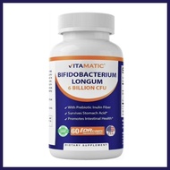 Bifidobacterium Longum 6 Billion CFU, 60 DRcaps Hypromellose Capsules