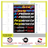 SHINDECAL- LOGO STICKER FORK M1