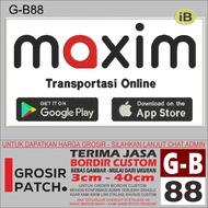 MB PATCH EMBROIDERED LOGO G-B88 MAXIM ONLINE TRANPORTATION ACCESSORIES/EMBROIDERY