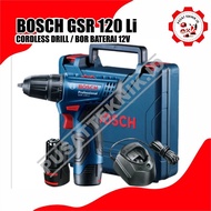 GSR Cordless Bor Original' BOSCH Bor Charger 12V Bosch/Bor Baterai 120-Li/Mesin
