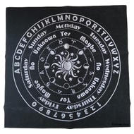 folღ 30x30cm Art Pagan Altar Cloth Tablecloth Pendulum Chart Divination Game Card Pad