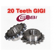 Sprocket 45 Steel Sprocket 4 Points/08B 20 Teeth Chain Gear (7203J)