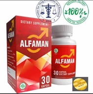 Terlaris ALFAMAN Kapsul Herbal Original Suplemen Pria BPOM Ampuh Alfaman Asli