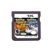 Bandai | DS Video Game Cartridge (R4 Memory Card Version) Pokemon HeartGold SoulSilver Black White f