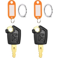 Cat Keys Replacement for Cater-Pillar Heavy Equipment 5P8500 (2 pack)