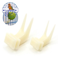 MAELOVE2 Bird Fruit Fork Parrot Bird Plastic Fork Pet Parrot Utensils Toy Bird Supplies Bird S4h2