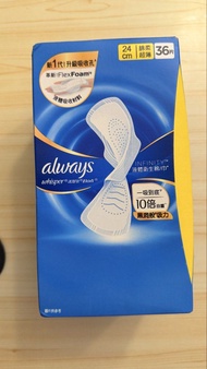 <全新未開>Always Whisper護舒寶 Infinity液體衛生巾 24cm 36片