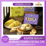 PAKET BAKPIA BASAH MIX A (DURIAN KUMBU HITAM ORI) - BAKPIA JUWARA SATOE