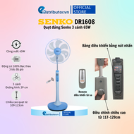 Quạt Đứng Điều Khiển Từ Xa Senko DR1608 - Công Suất 65w - Có Chức Năng Hẹn Giờ - Hàng Chính Hãng - B