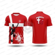 Denmark World Cup Jersey Denmark Full Print Jersey/ Art-01 AF