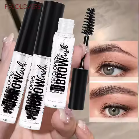 Long-lasting Waterproof Eyebrow Styling Soap, Transparen Eyebrow Gel with Brush, Natural Eyebrows St