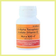 ✜ ▱ □ MYRA E 300 IU, 30 Capsules, 1 Bottle