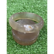 62mm Sakura agate bangle