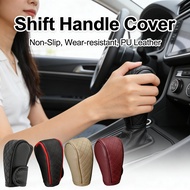 Gear Cover Shift Auto Decorations Handle Knob Universal Shifter Protector PU Leather Gear Cover Shif