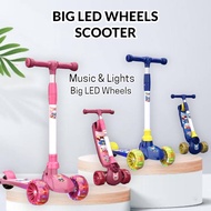 Kids Scooter big led wheelswith lights and sounds for kids