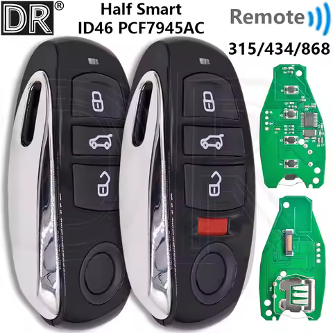 Great Half Smart ID46 PCF7945AC 315/433/868MHz 7P6959754AA/AC/AL/AE/AN/AM/AP Car Remote Key For VW V