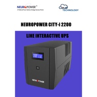 NEUROPOWER CITY-i 2200 2200VA LINE INTERACTIVE UPS/ POWER SUPPLY/ BACKUP BATTERY (IEC SOCKET)
