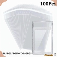 CHEESELY 100 Sheets PSA BGS Card Brick Film, Transparent Durable PSA BGS Slab Sleeve, Waterproof Str
