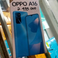 oppo a16 ram 4/64 baru