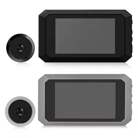 Digital Magic Eye Electronic Viewfinder Night Vision Safety Door Viewer 3.97in LCD Screen Door Peeph