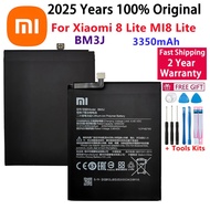 100% Orginal BM3J 3350mAh battery For  8 Lite MI8 Lite BM3J High Quality Phone Replacement Batteries