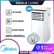 Midea 1.0hp Portable Air Conditioner / Aircond / Air Cond (MPH-09CRN1) - Fulfilled By IdealsLiving