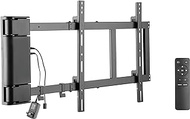 ynVISION.DESIGN Motorized Swing Out Wall Mount Bracket for 32" - 65" TV with Remote Control | Swivels Up to 90 Degrees | Compatible w/Samsung, LG, or Universal Remote