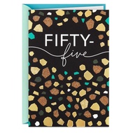 GREETING CARD- HALLMARK- YOU'RE AN INCREDIBLE GIFT- 55th BIRTHDAY CARD