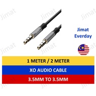 XO Aux Cable + 3.5 mm Connector to 3.5 mm Connector