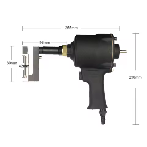 Pneumatic Air Punching Gun Air Puncher 3.2~8mm Holes for Metal Aluminium Panel
