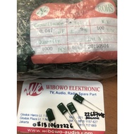 Capacitor milar 473j 100v 47k 47n 0.047uf 100volt JI27