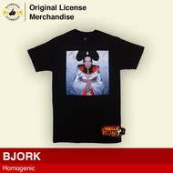 Original BJORK Imported Music Band T-shirt Short Sleeve Homogenic