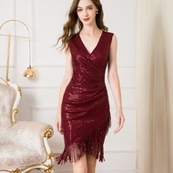 HGA 1920s Dresses for Women Flapper Dress Gatsby Dresses for Women 20s costumes 1920 Roaring 20's Dr
