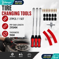 27PCS Motorcycle Tire Lever Set Changer Professional Tire Repair Tool Tire Changing Tool Kit