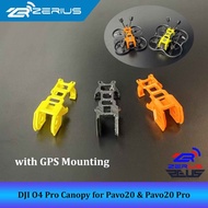 DJI O4 Pro Canopy with GPS for Pavo20, Pavo20 Pro, DJI O4 Pro Mounting