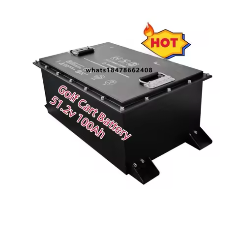 Deep Cycle Lifepo4 51.2V/48V 100Ah/105Ah 6000-Cycle 5-Year Warranty Low Speed Sightseeing Car Lithiu