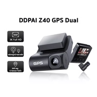 DDPAI Z40 Dash Cam (กล้องหน้า) GPS / DDPAI Z40 Dash Cam Dual (กล้องหน้า+กล้องหลัง) GPSกล้องติดรถยนต์