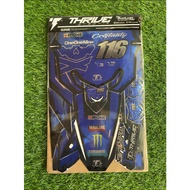 YAMAHA WR155 CHROME DECAL WR155 FULL BODY CUSTOM STICKER