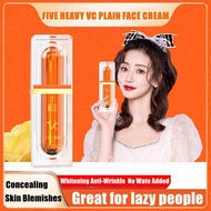 ZHIYANG Five Heavy VC Plain Face Cream 30g Long-Lasting Makeup 24-Hour Waterproof Sweatproof Lazy Cream