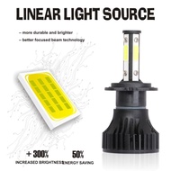 หลอดไฟหน้า LED H7 6000K สีขาว สําหรับ Hyundai Elantra (MD) 2012-2017 2PCS