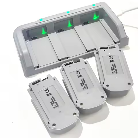 GT3/D16 Drone Original 3.7V 1800mAh Li-ion Battery 3PCS + 3in1 Charger With USB Charging Wire Access