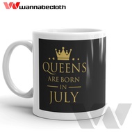Custom Mugs, Custom Printed Glasses, Unique Mugs, Birthday Gift Mugs, July Are Born In July 2