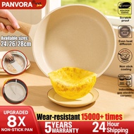 Non Stick Frying Pan 24/26/28cm Ceramic Non Stick Pan Wok No PFAS& PTFE& PFOA Suitable for All Stove