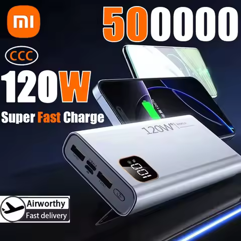 Xiaomi 50000mAh Power Bank Portable Fast Charge Power Bank Large Capacity Digital Display Battery Fo