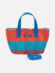 Ikat Stripe Handwoven Capri Mini Beach Bag