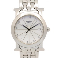 [มือสอง] นาฬิกา Hermes รุ่น H-Watch Ronde HR1.510 สีขาว ตัวเรือนสแตนเลส สำหรับผู้หญิง สภาพใช้งานแล้ว