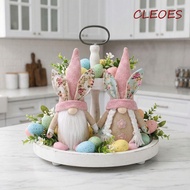 CLEOES Easter Bunny Gnome, Faceless Design Cartoon Gnome Faceless Plush Doll, Faceless Stuffed Doll 