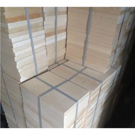 [SQUARE SMALL] Kayu Jelutong 10cm x 10cm / 15cm x 15cm